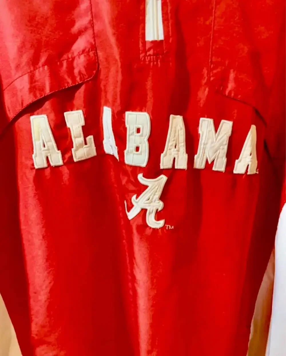 Cadre Alabama Crimson Tide NCAA Quarter Zip Windbreaker Pullover XXL